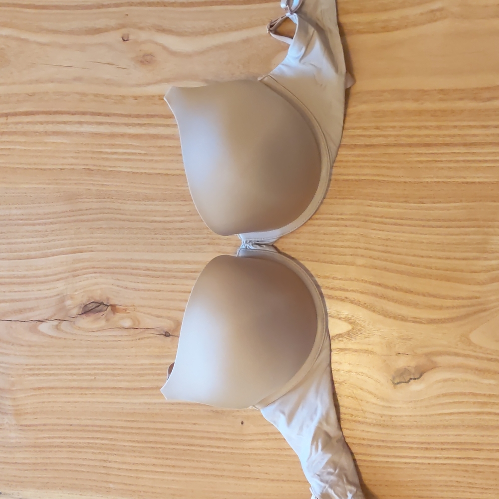 Aerie Real Power Plunge nude push up bra size 34D